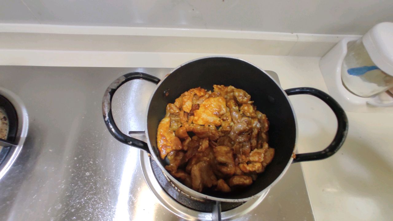 干炒咖哩粉肉片