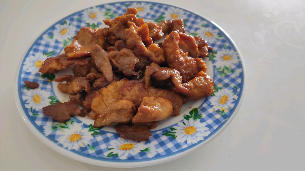 干炒咖哩粉肉片