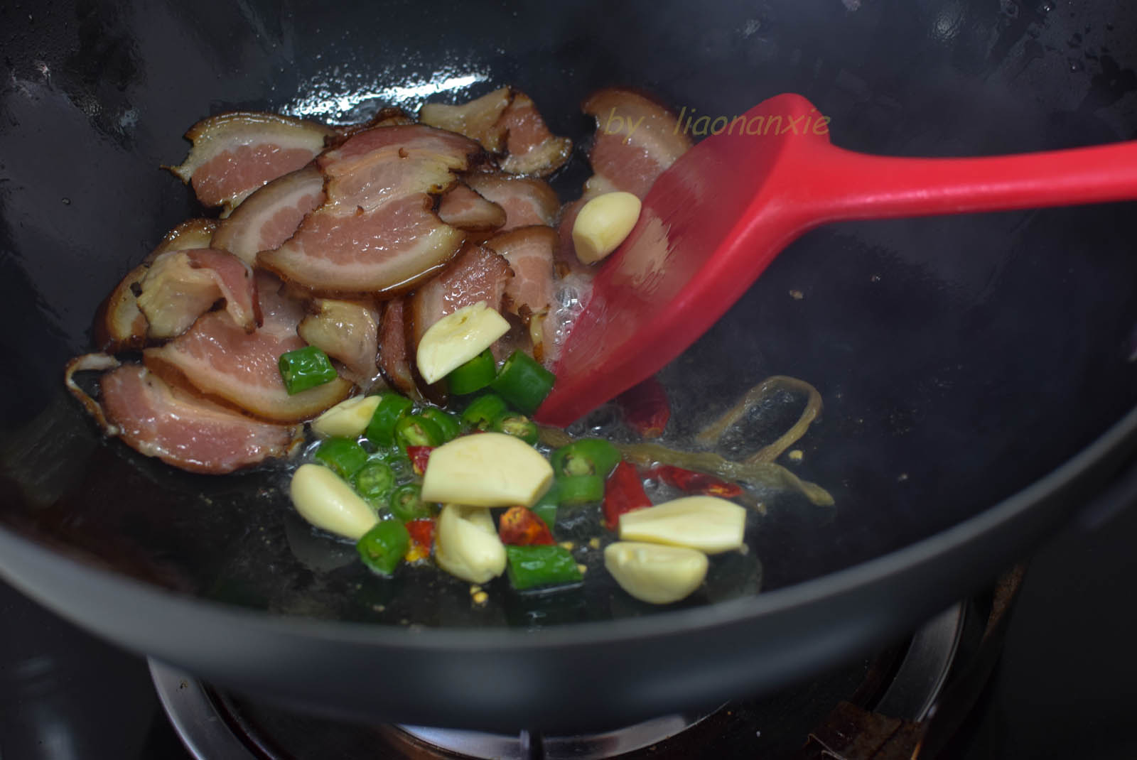 干豆角炒腊肉