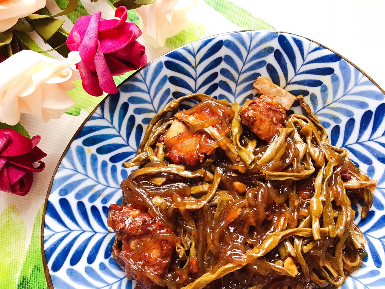 干豆角粉丝炖排骨