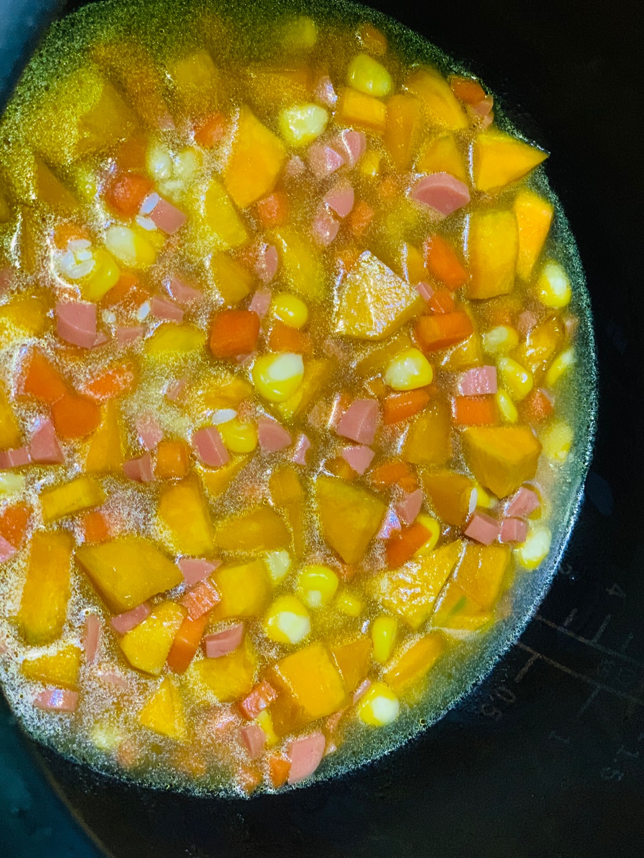 感恩家人：南瓜焖饭