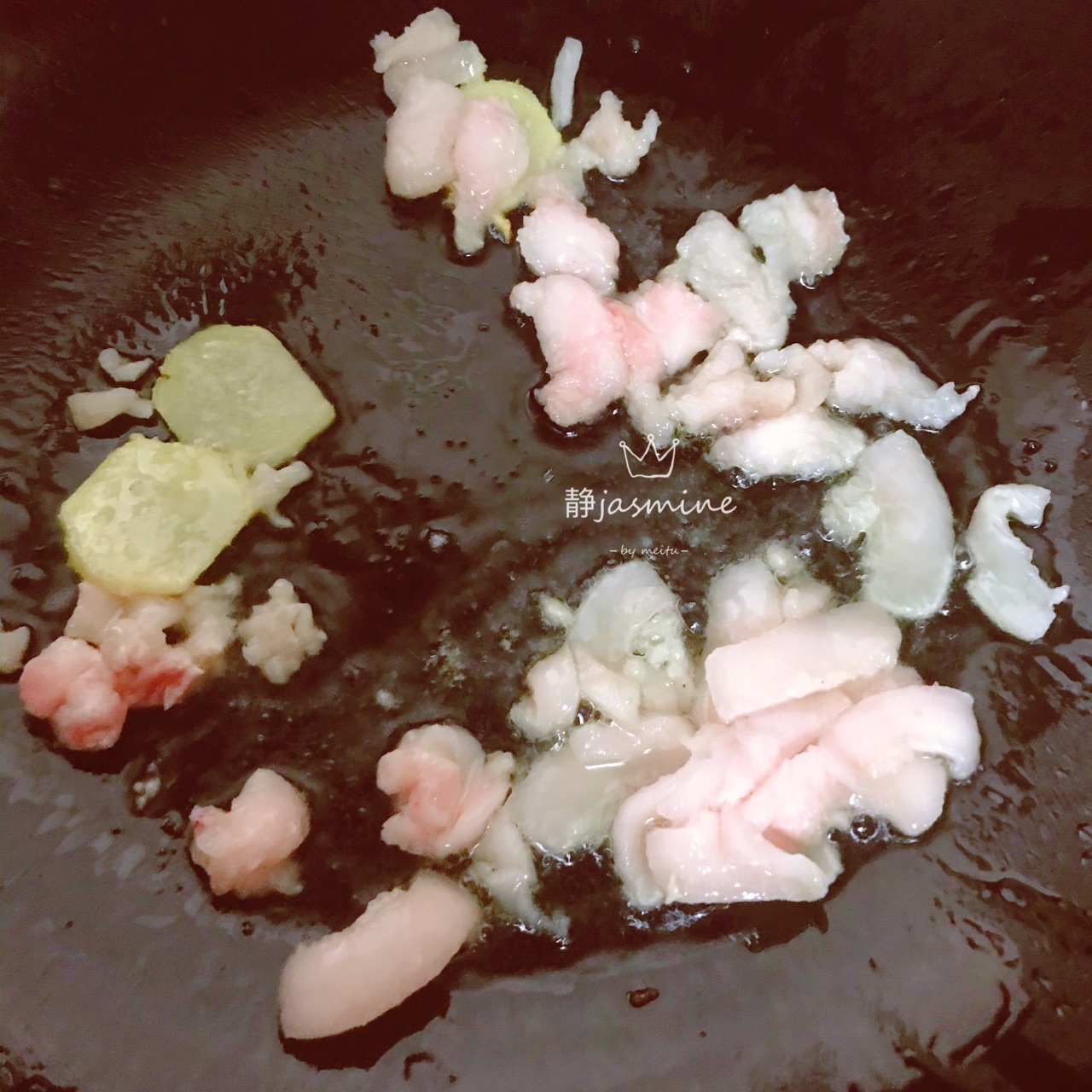 感恩家人-蒜苗炒肉