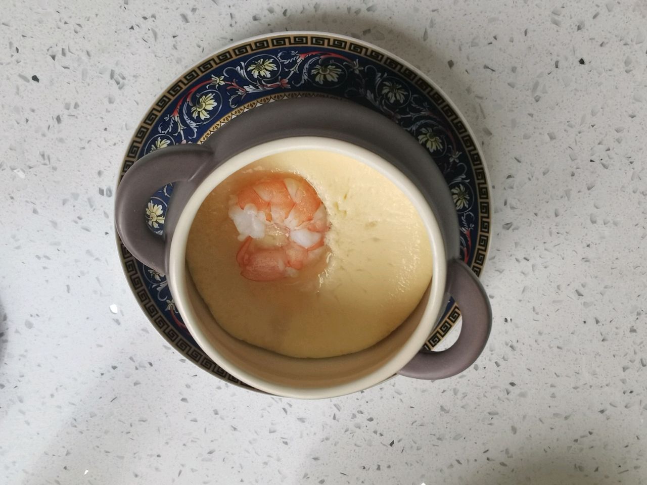感恩节菜谱-虾仁鸡蛋羹