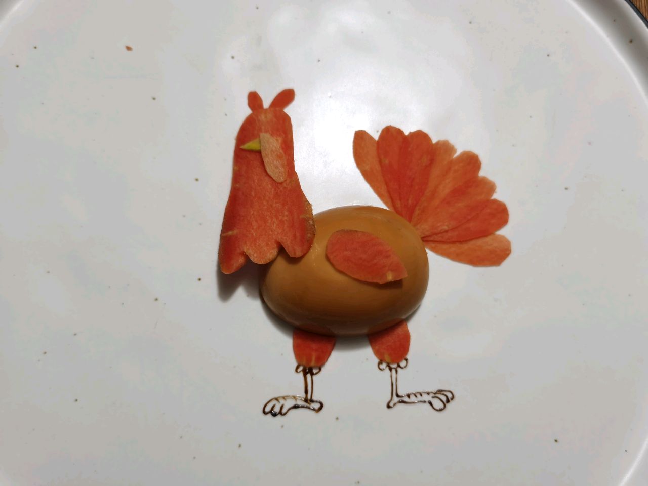 感恩节火鸡餐盘画