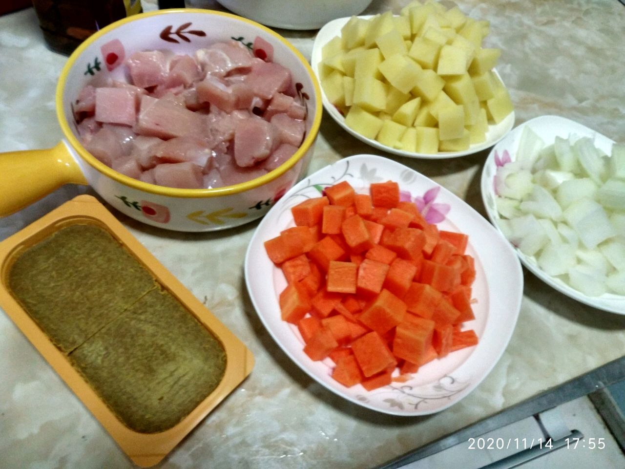 感恩节～咖喱鸡肉饭
