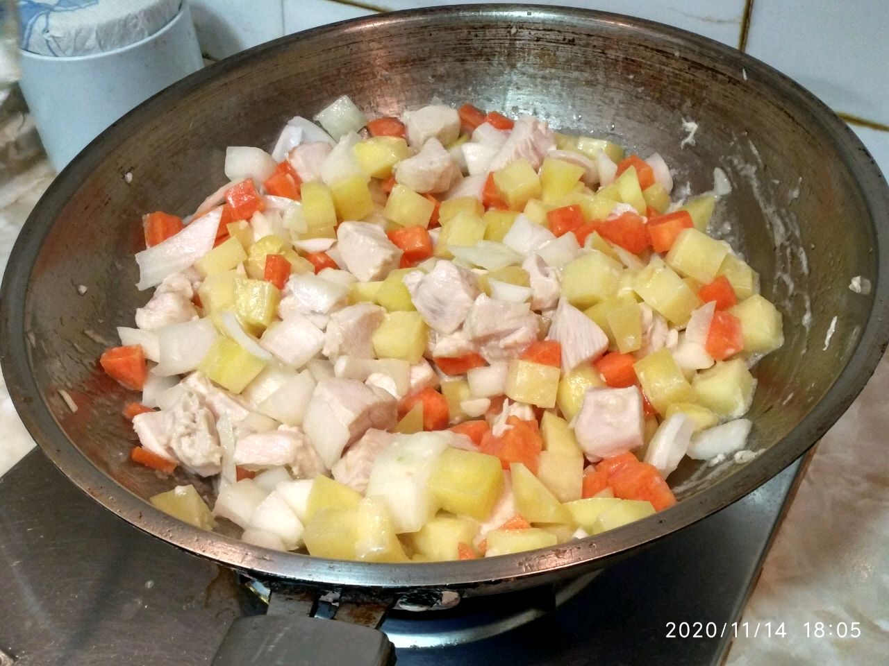 感恩节～咖喱鸡肉饭
