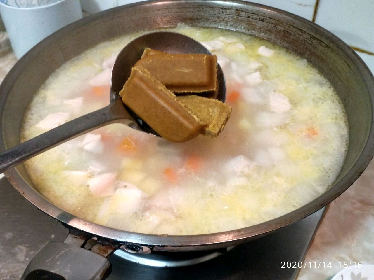 感恩节～咖喱鸡肉饭