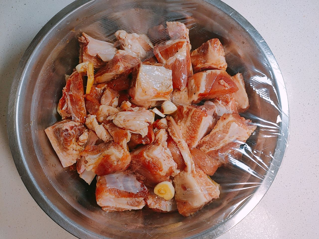 感恩节美食，蒜香排骨