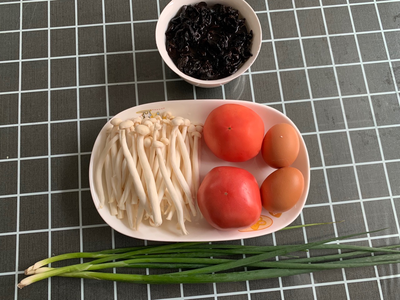 感恩节之清爽开胃番茄白玉菇