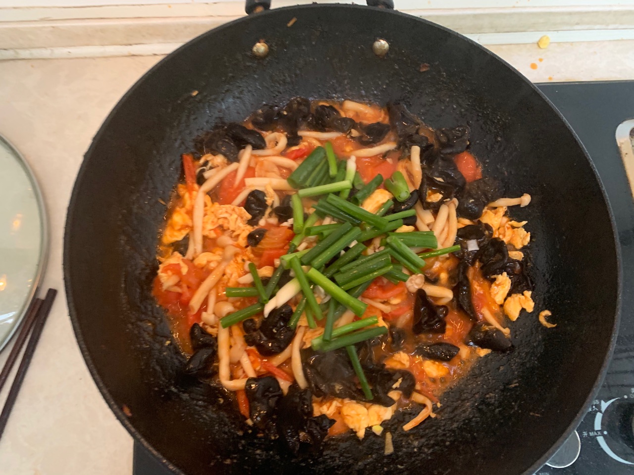 感恩节之清爽开胃番茄白玉菇