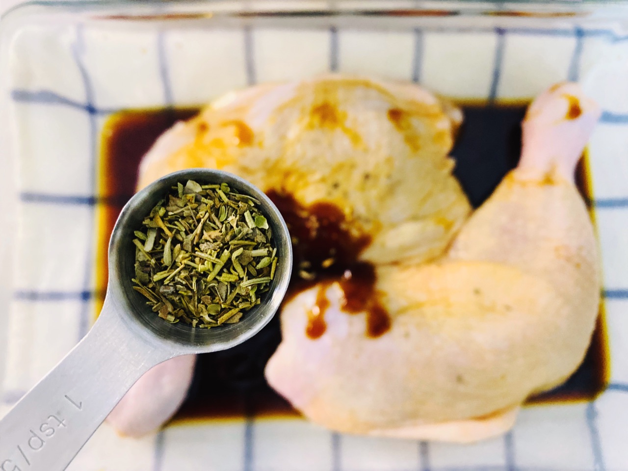 感恩有你～蜜汁时蔬烤鸡腿