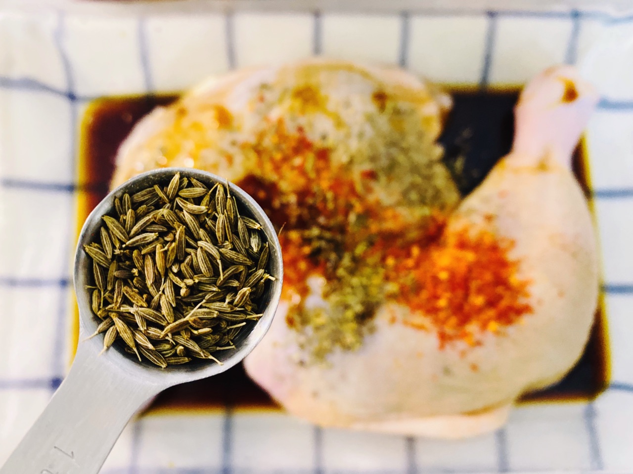 感恩有你～蜜汁时蔬烤鸡腿
