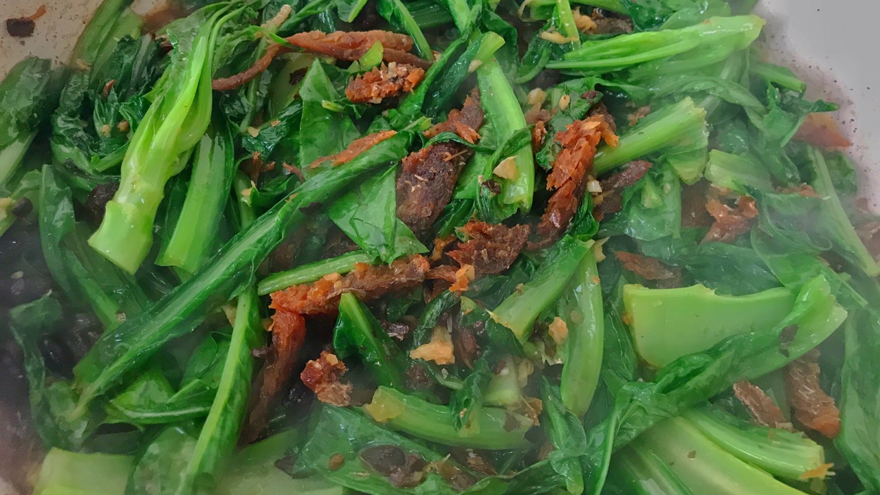 “干饭”快手菜：豆豉鲮鱼油麦菜