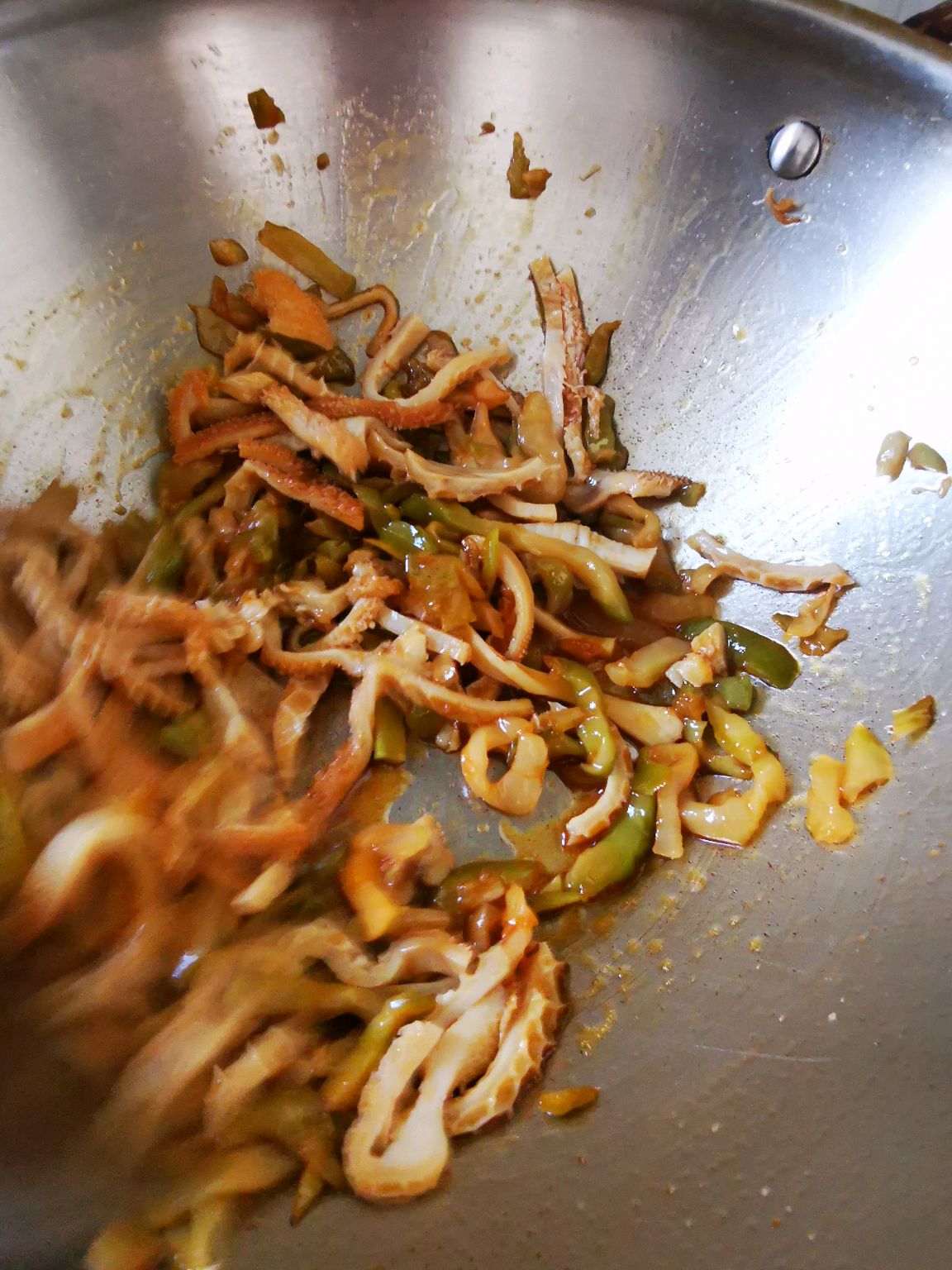 干饭人必备的榨菜炒羊肚丝