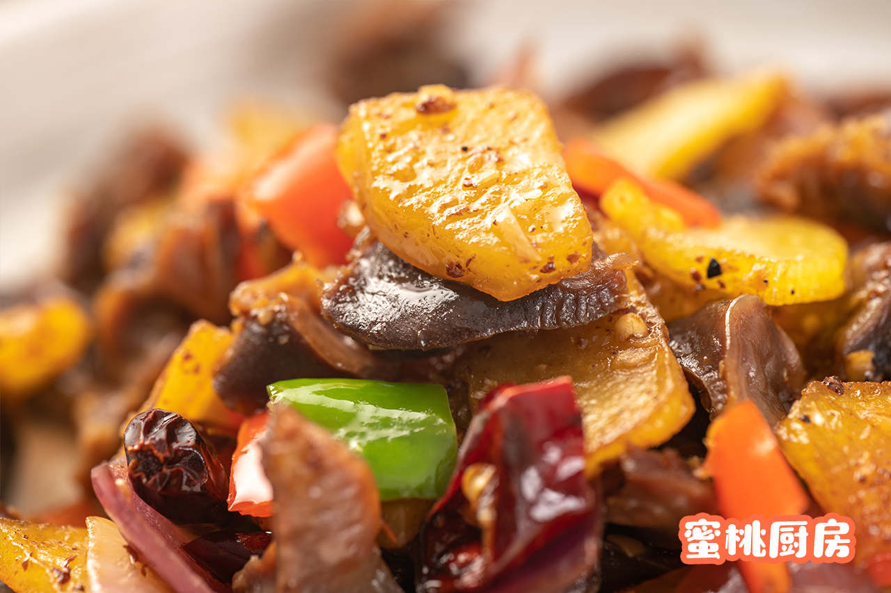 干锅麻香鸡胗