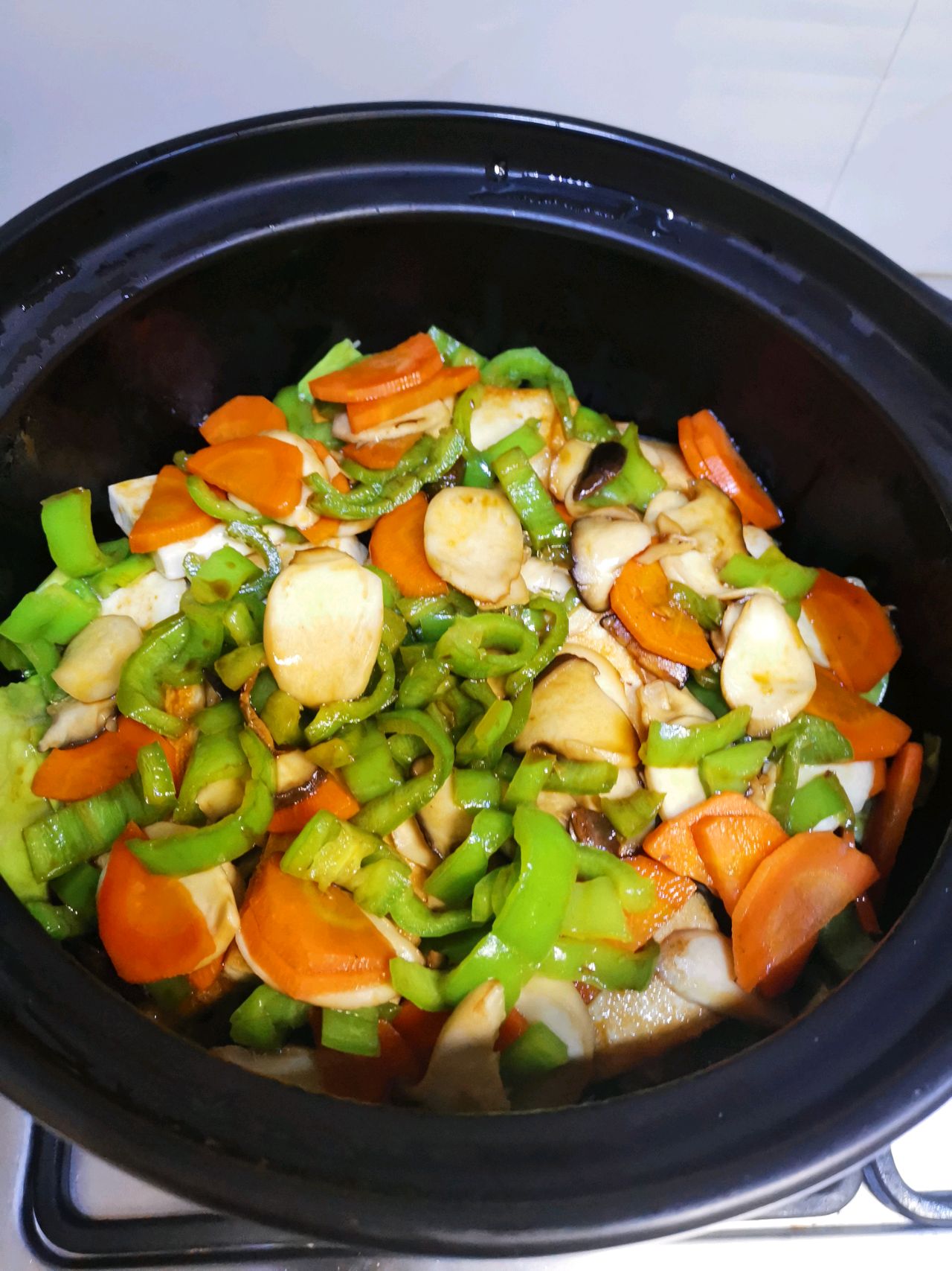 干锅杏鲍菇豆腐