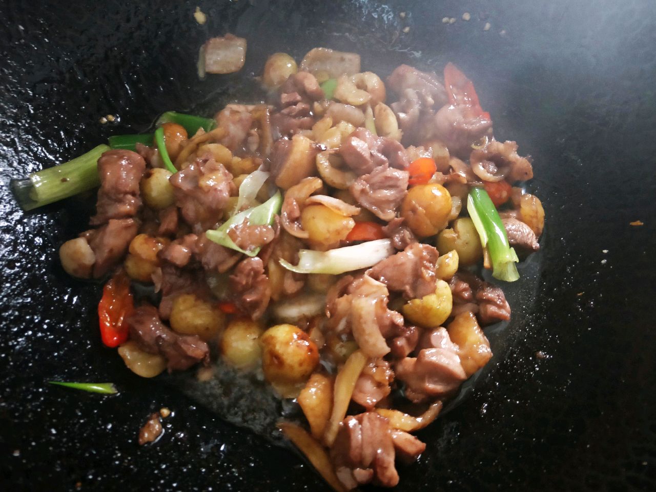 橄榄果炒鸡