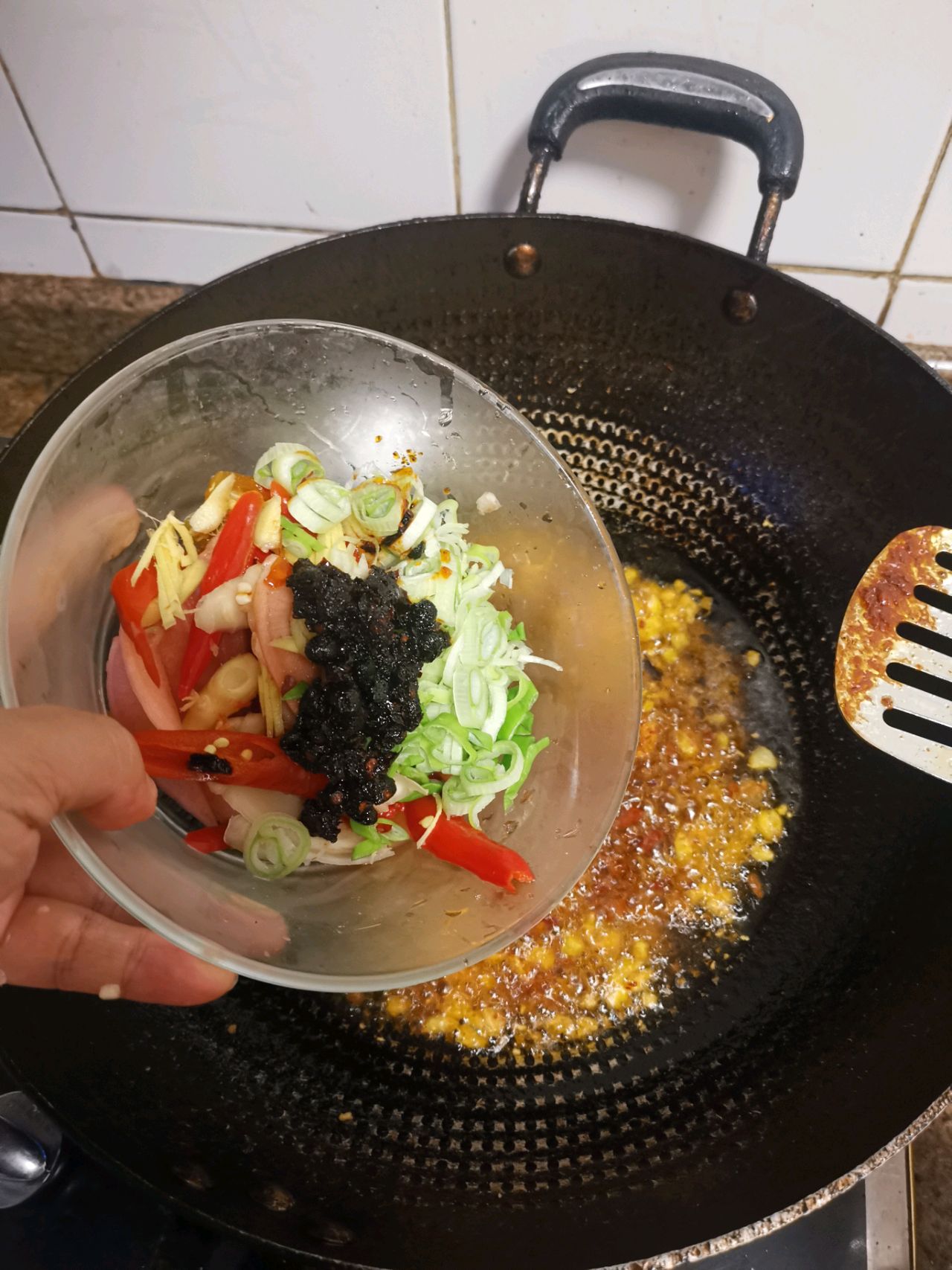 干烧豆腐鲑鱼