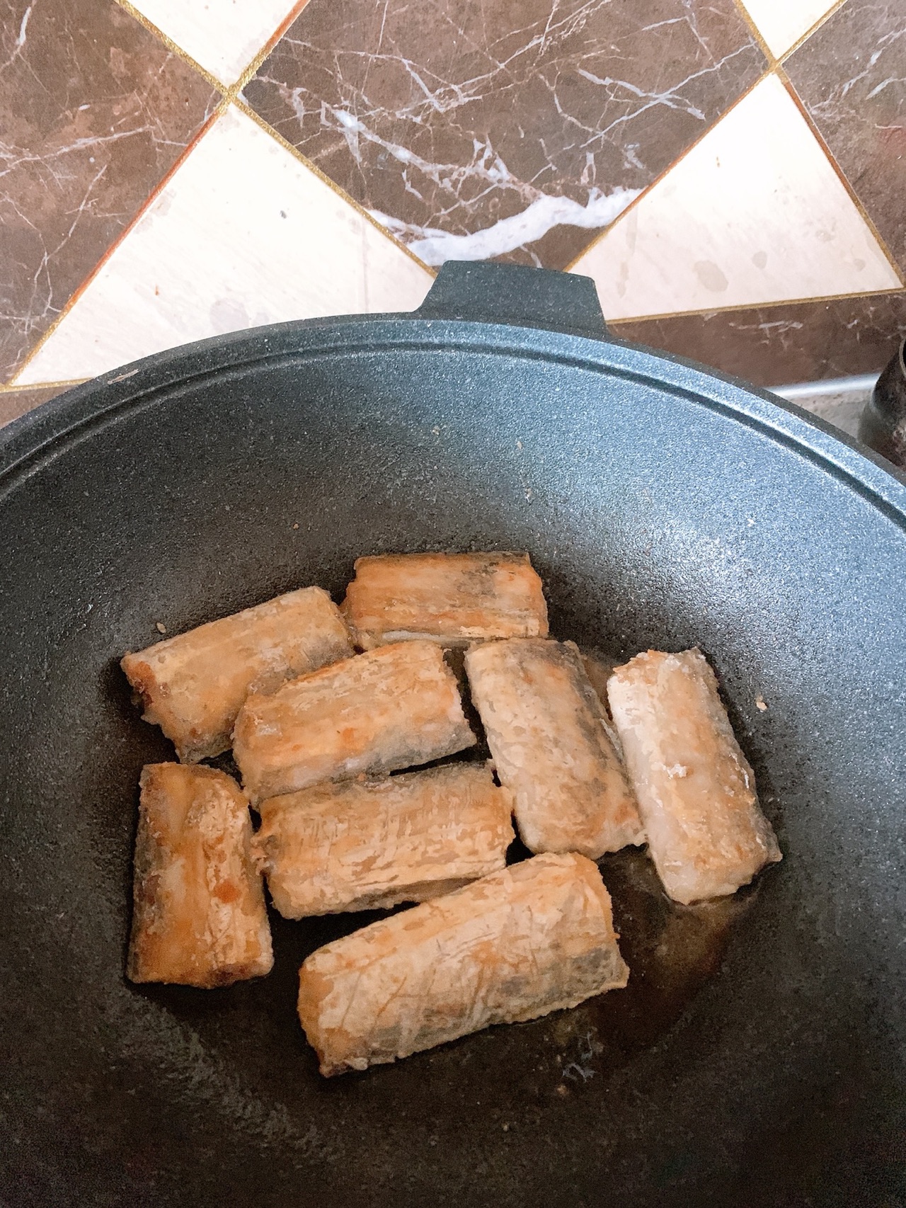 干炸带鱼