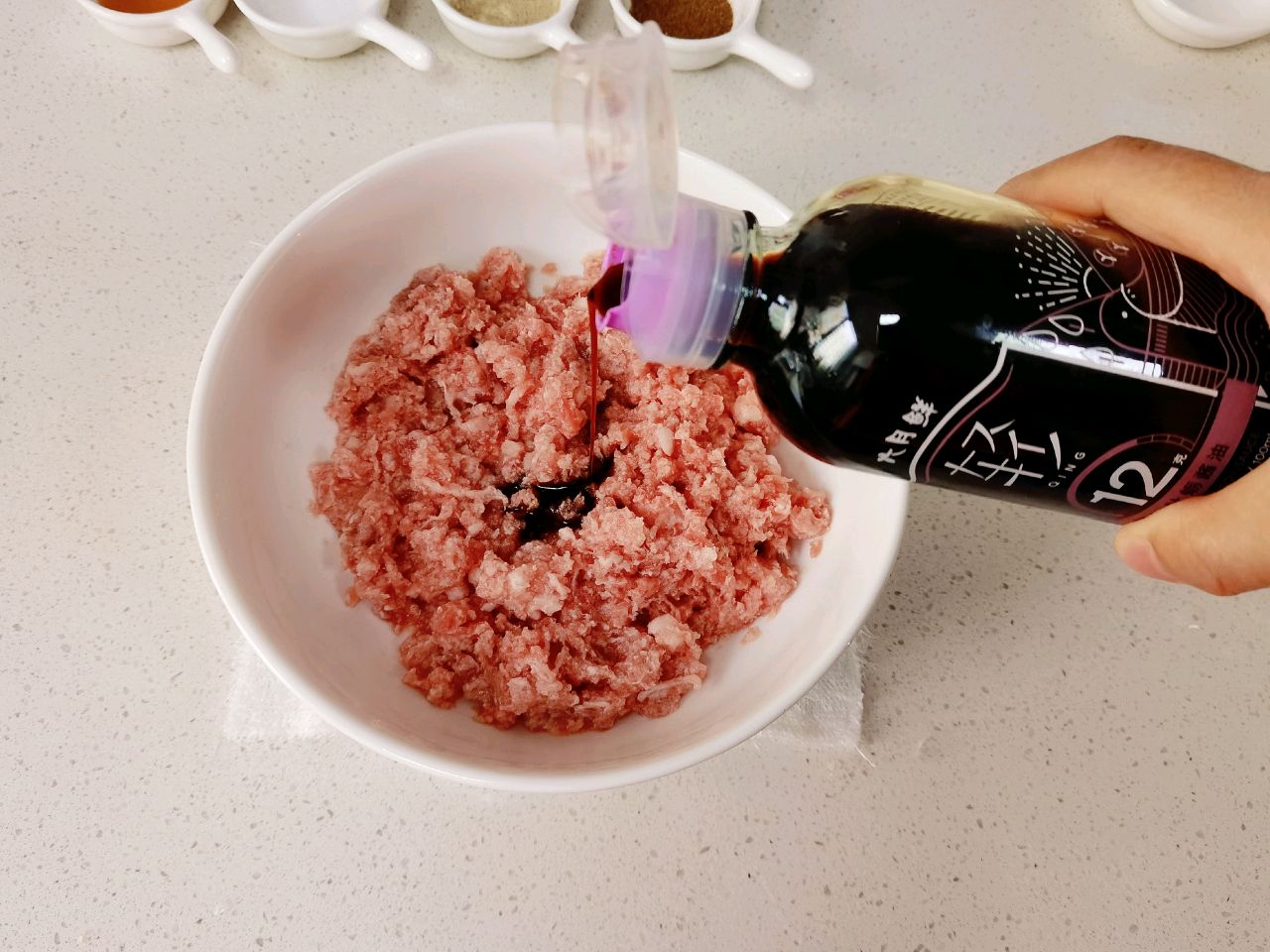 干炸孜然肉丸子