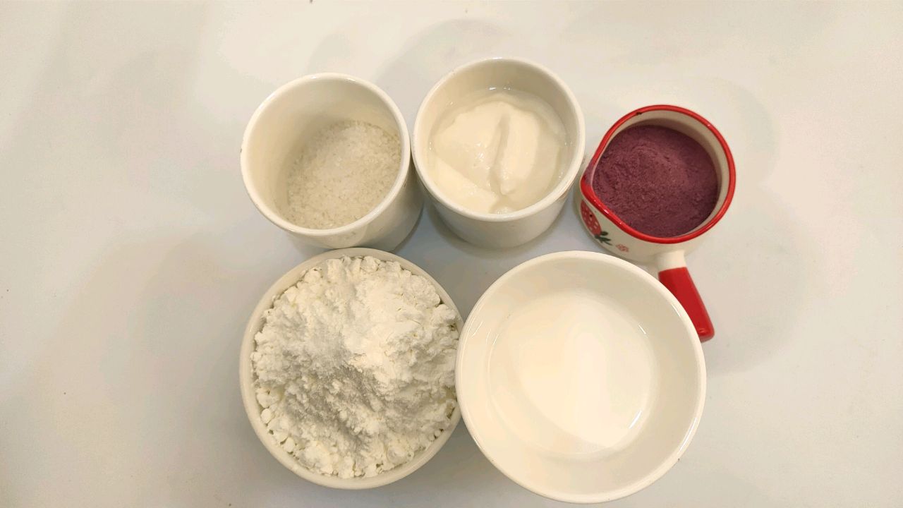 高颜值的【紫薯香奶球】