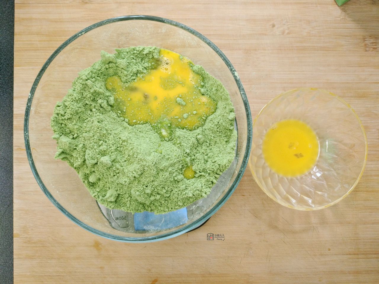 高颜值抹茶蜜豆司康