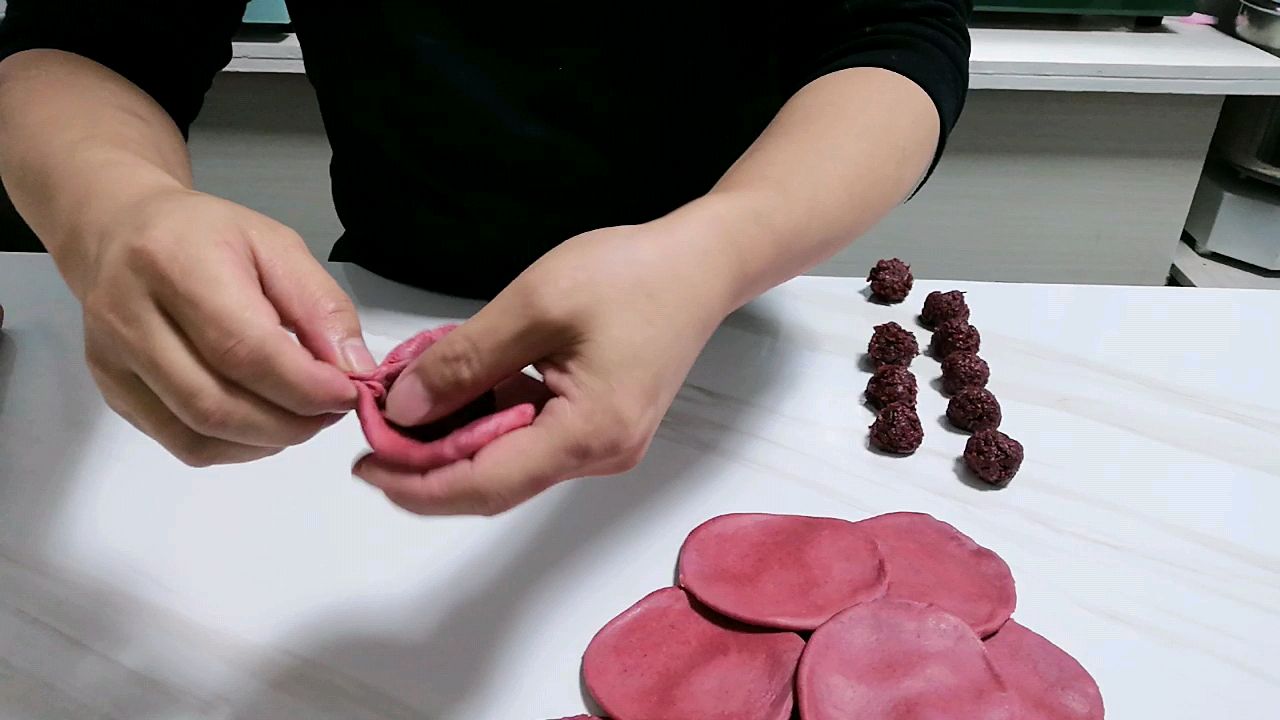 高颜值鲜花饼