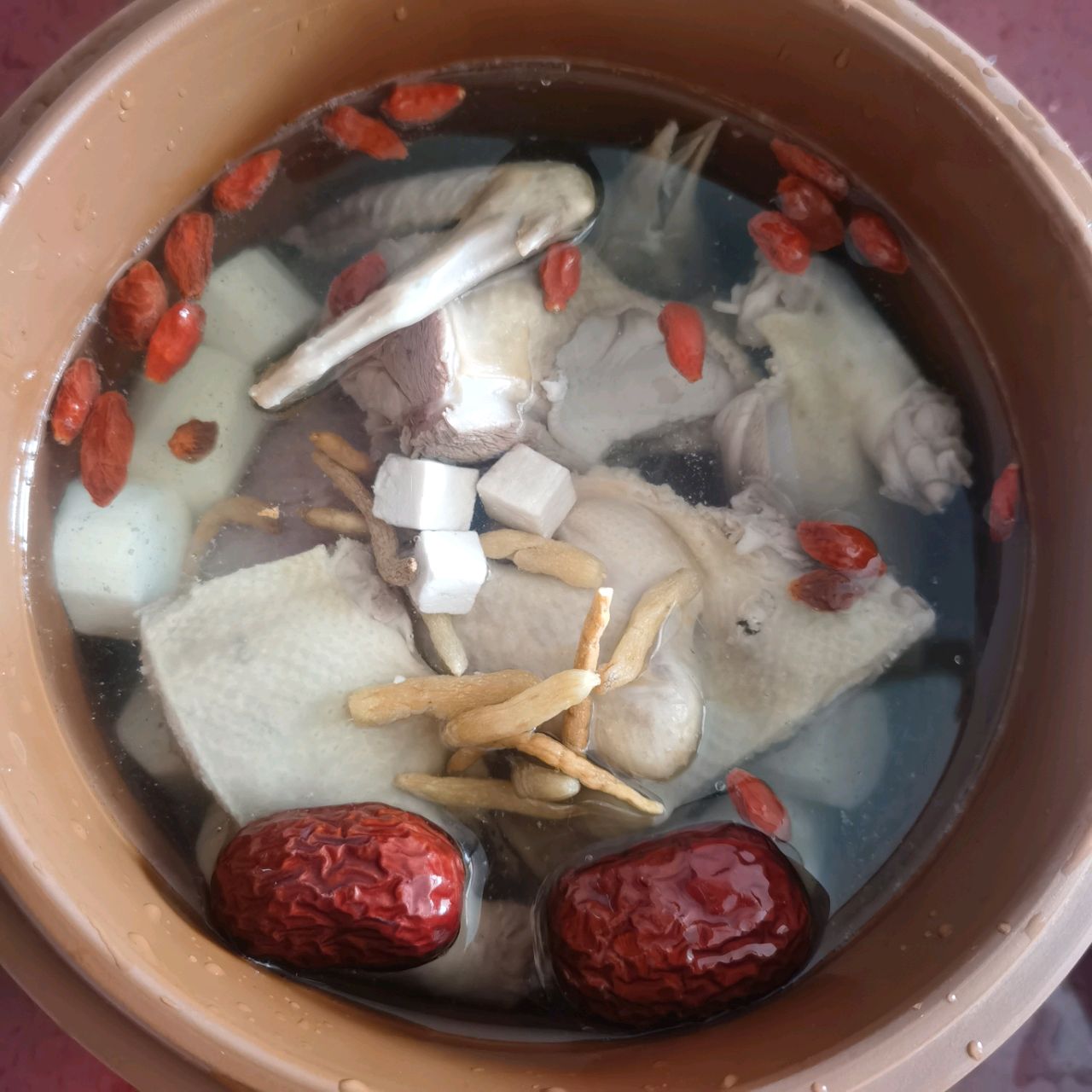 鸽子山药汤