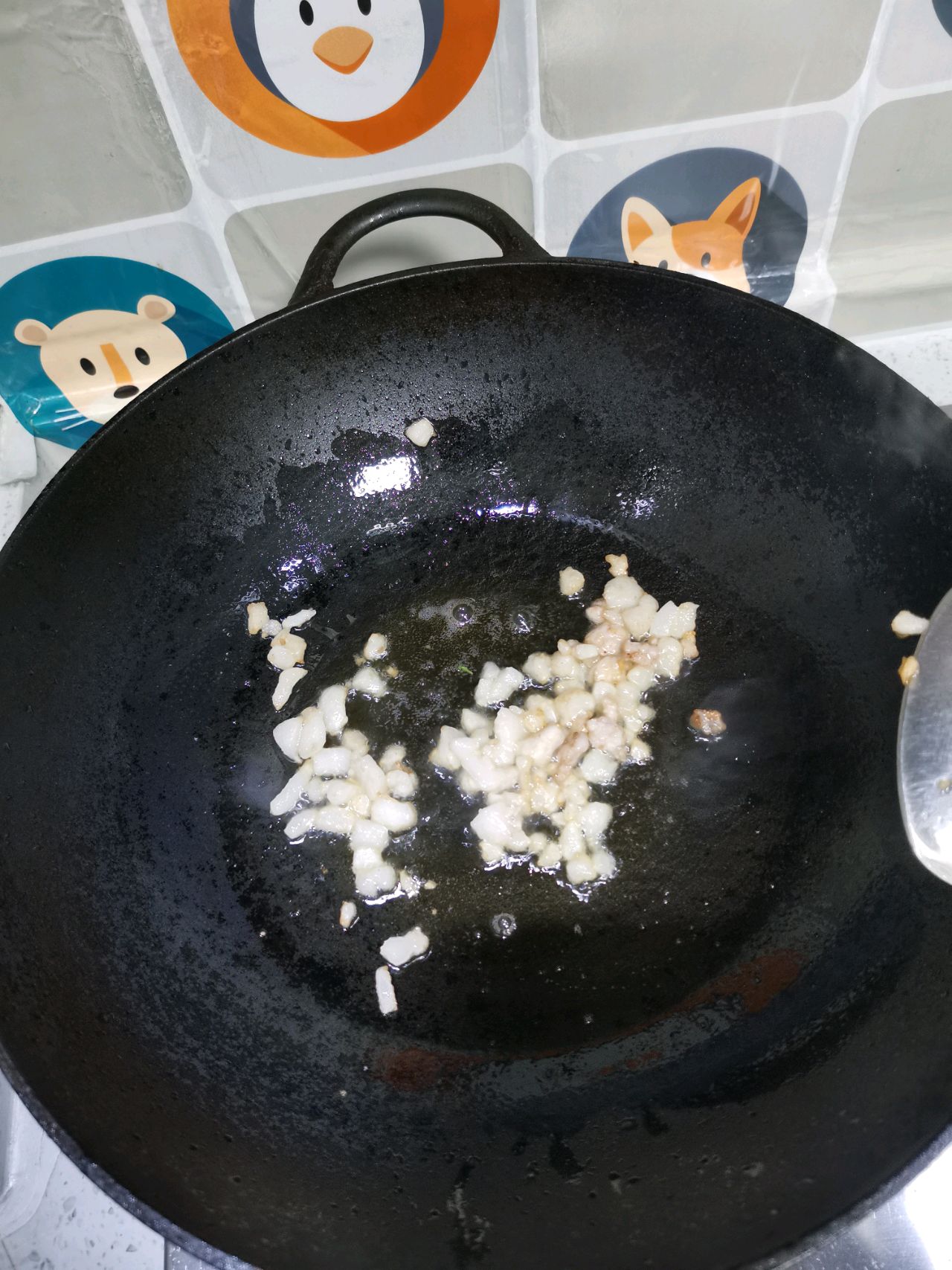 跟妈妈学快手做酸菜