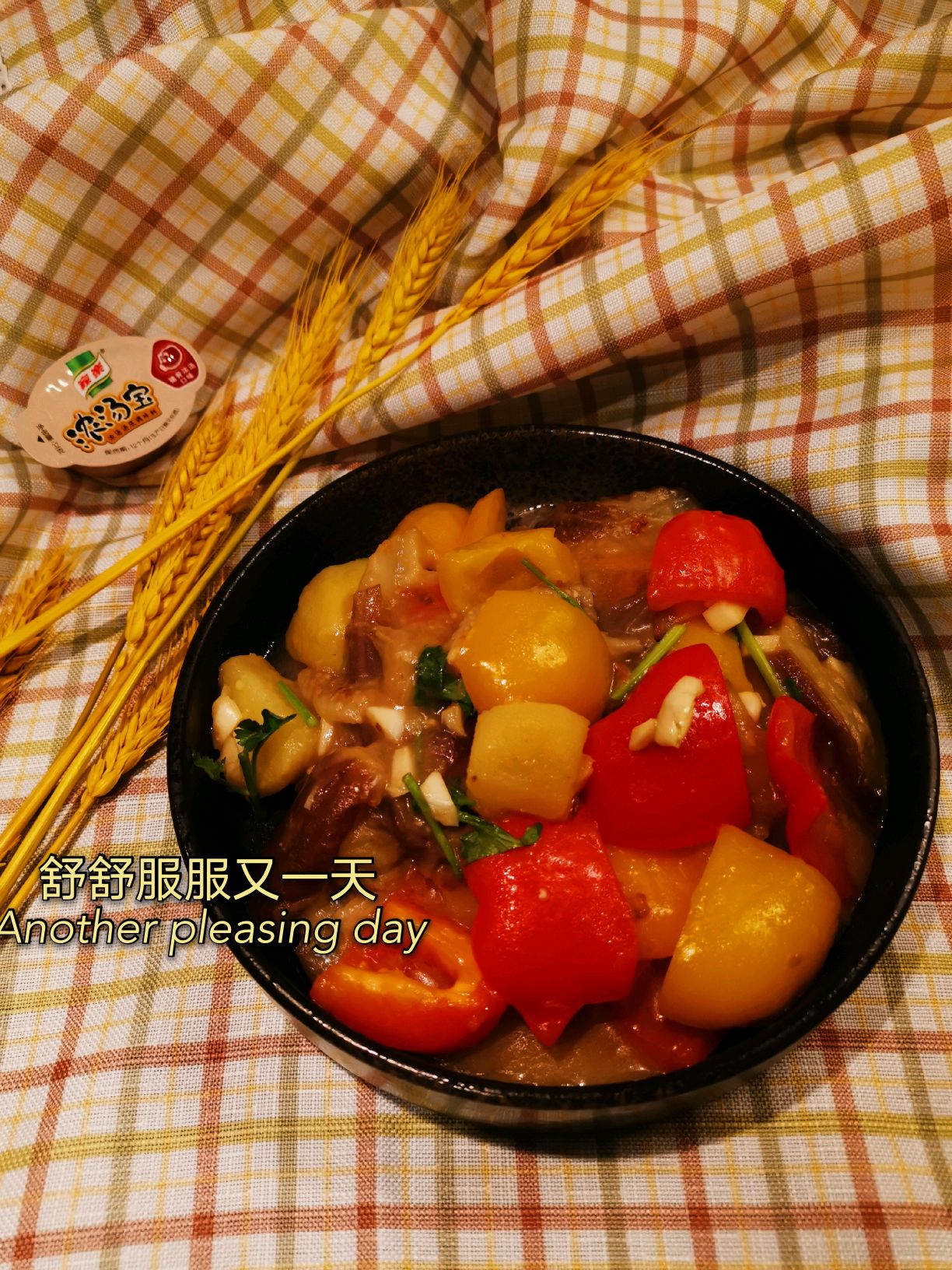 骨汤彩椒炖茄
