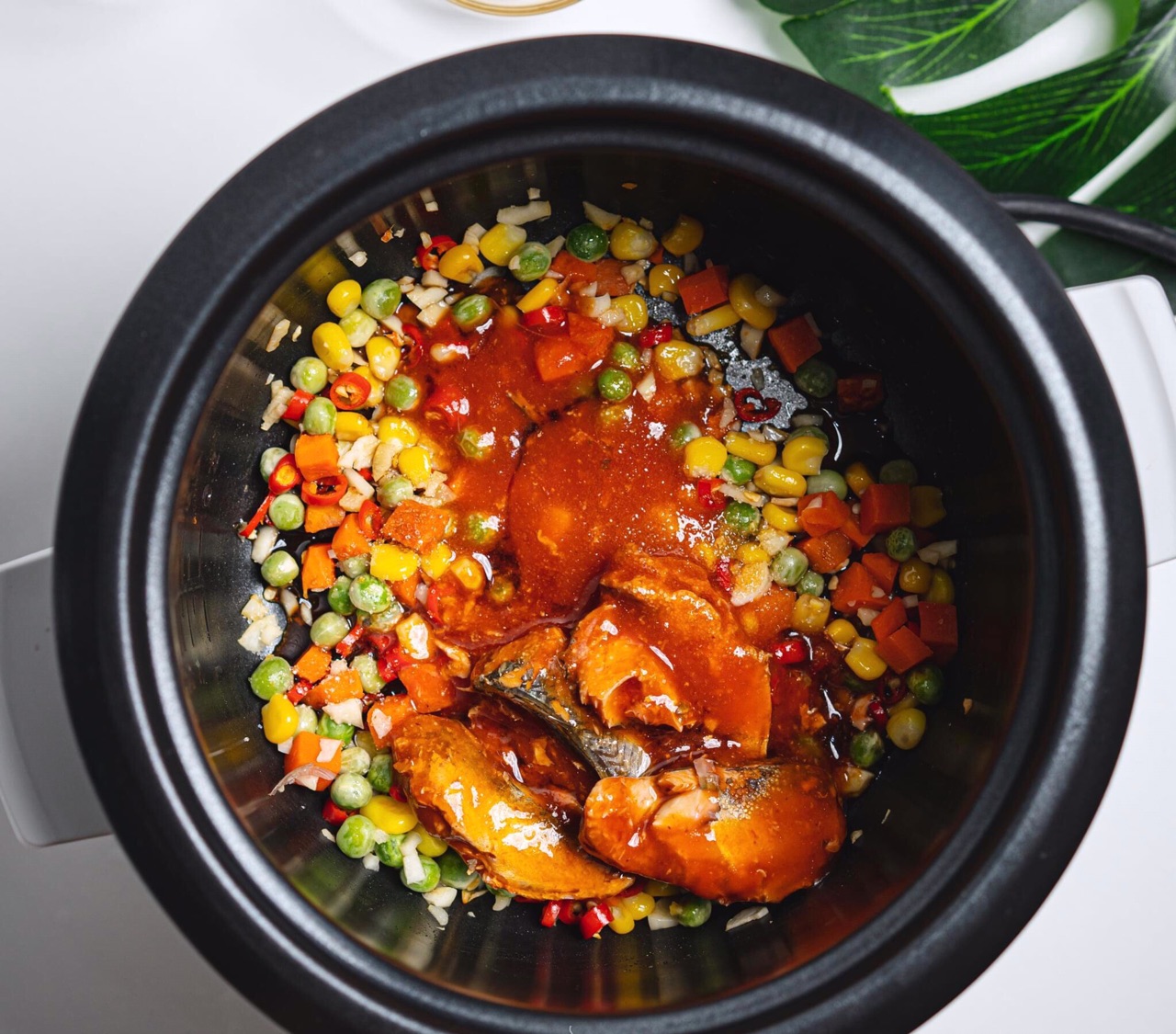 罐头鱼焖饭