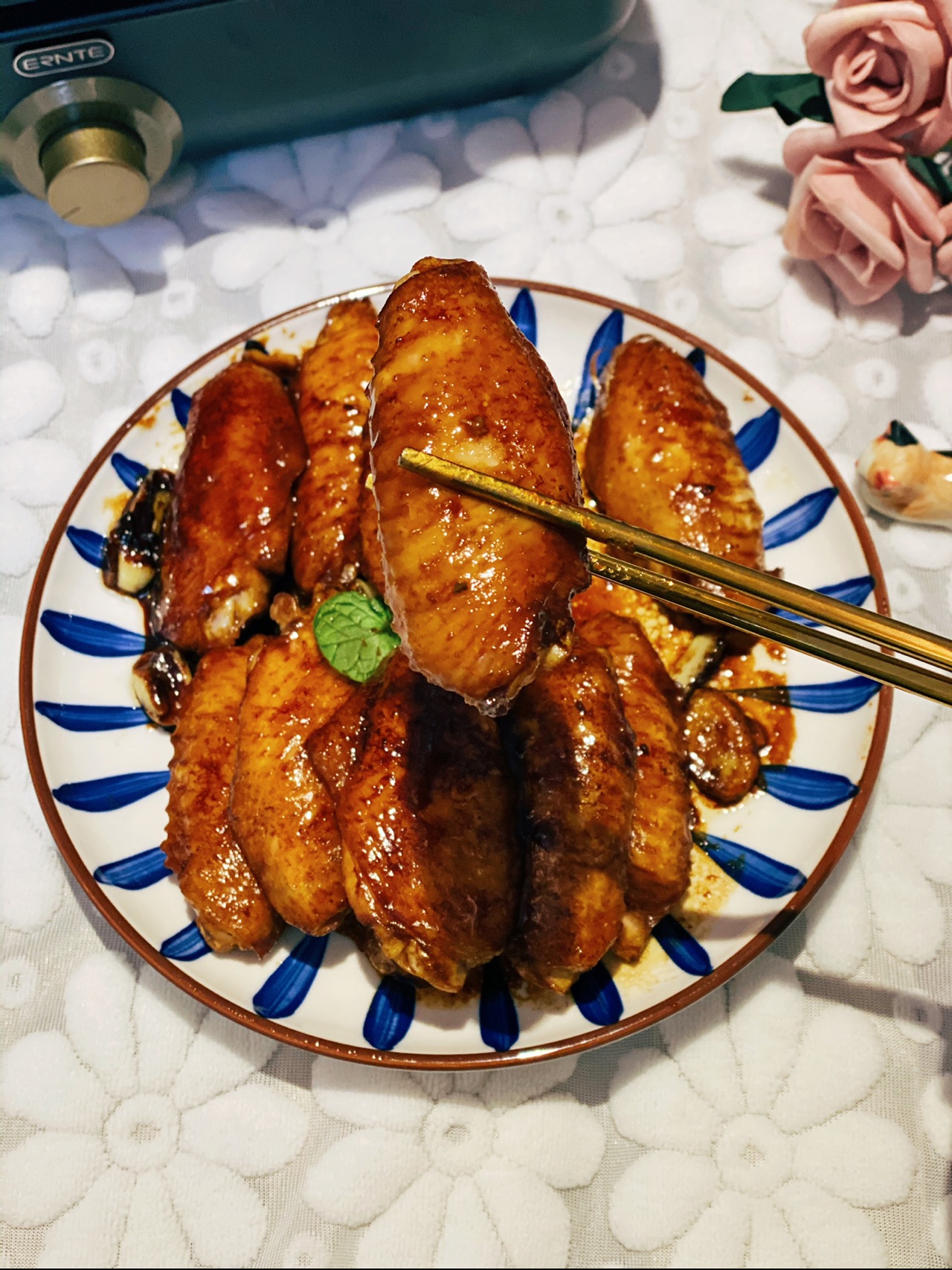 广东特色菜-鼓油皇鸡翼