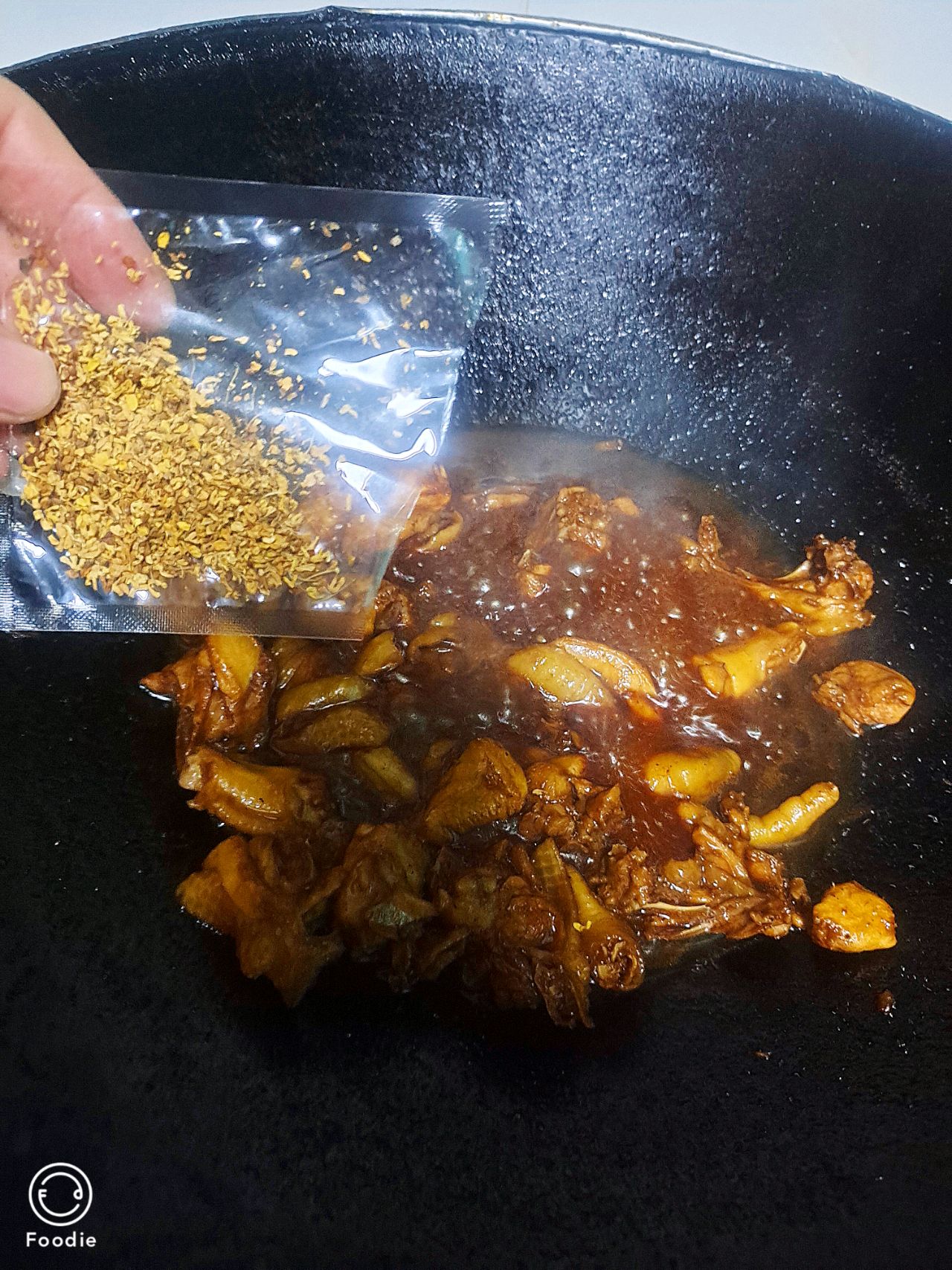 桂花味红烧鸡肉
