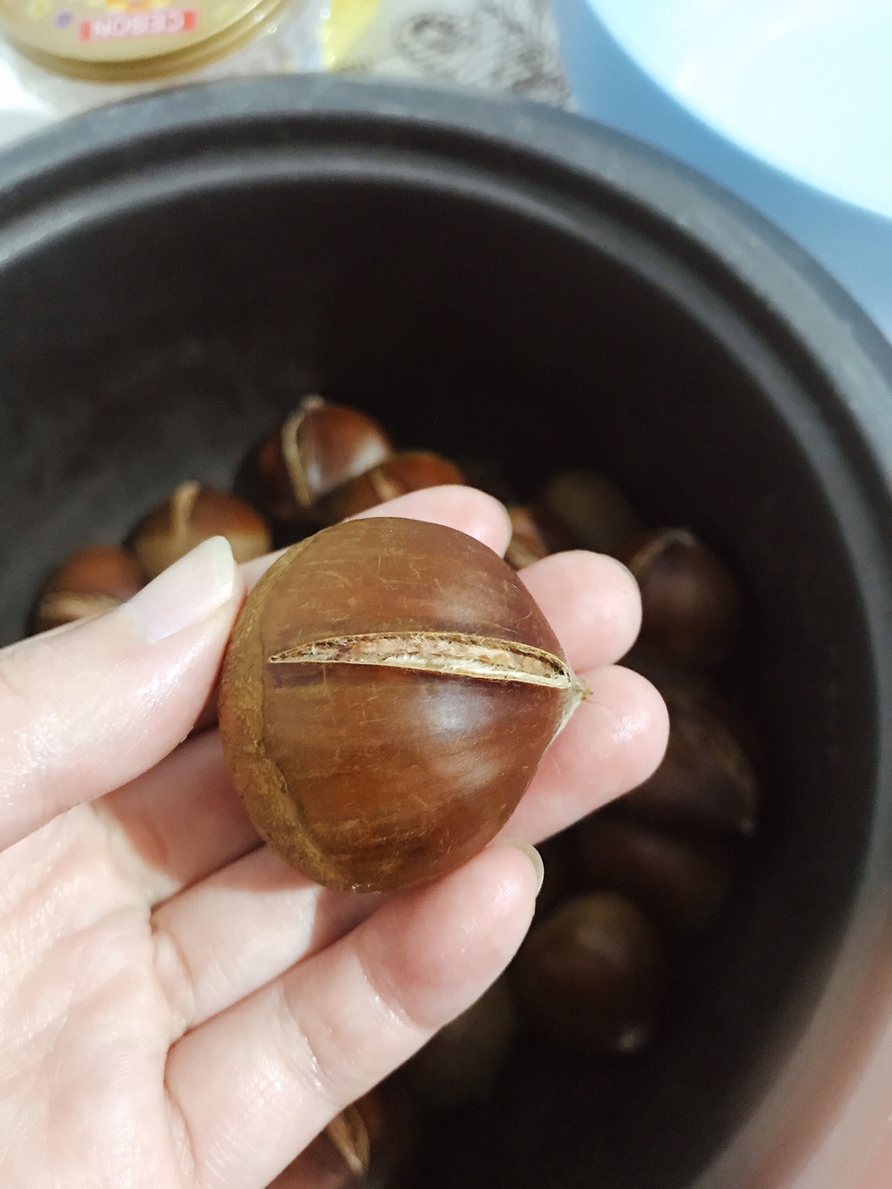 桂花味糖烤栗子，好剥壳，超简单，