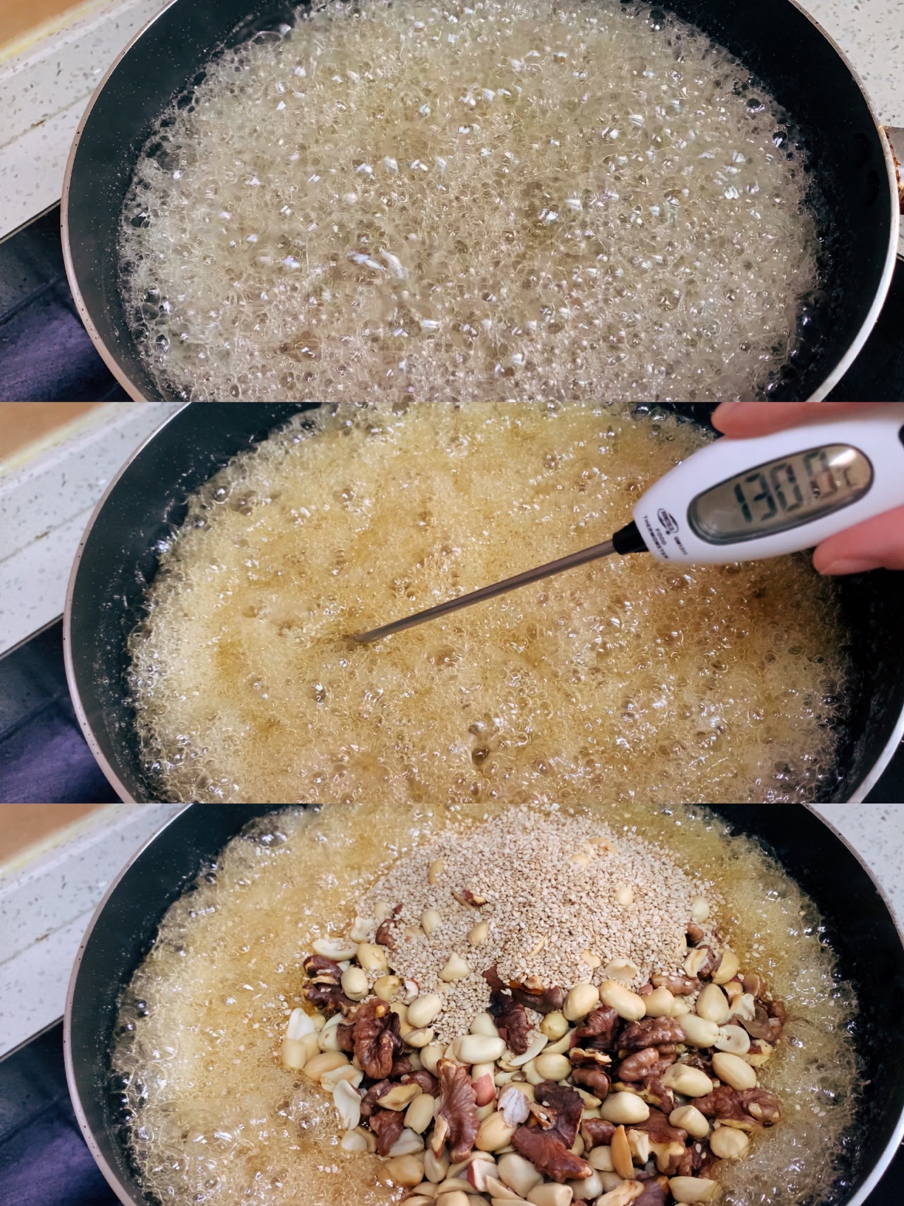 过年必不可少：手工花生芝麻糖