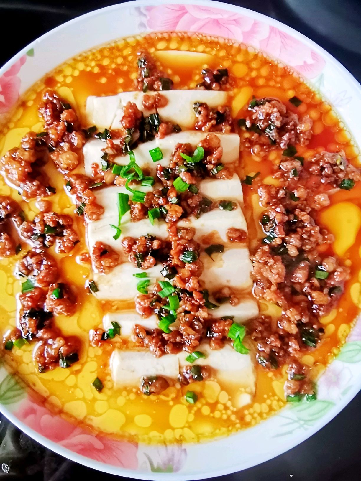 过桥豆腐（肉沫豆腐蒸蛋羹）
