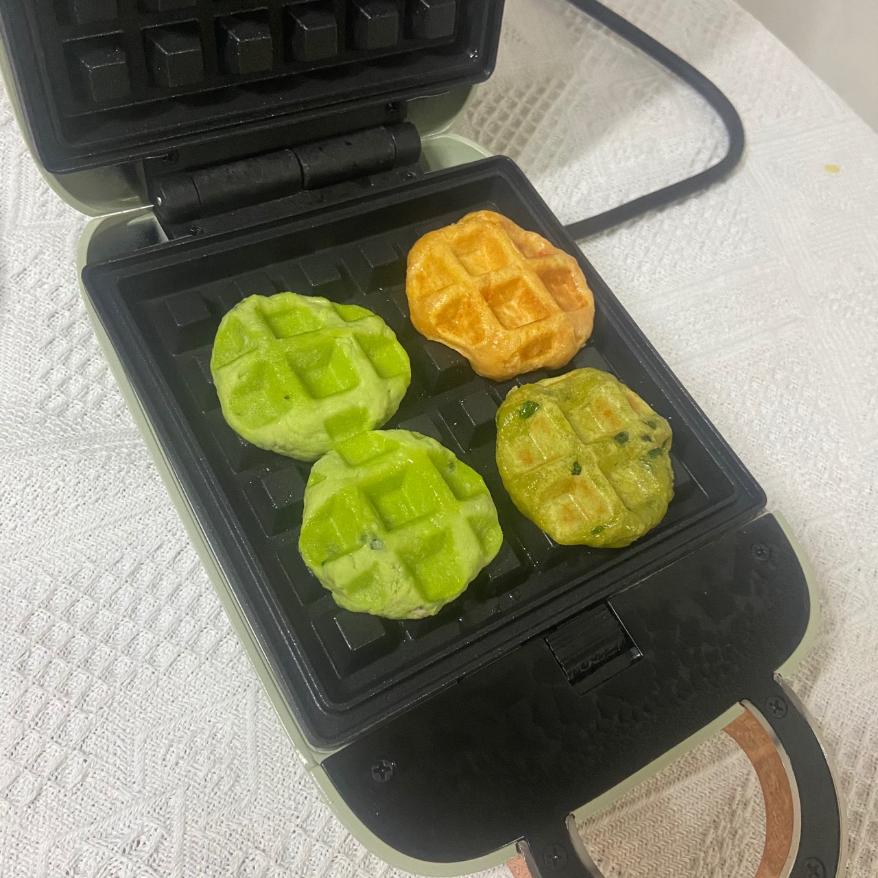果蔬华夫饼