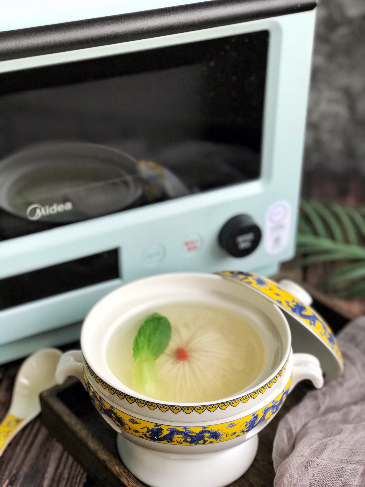 国宴菜菊花豆腐汤