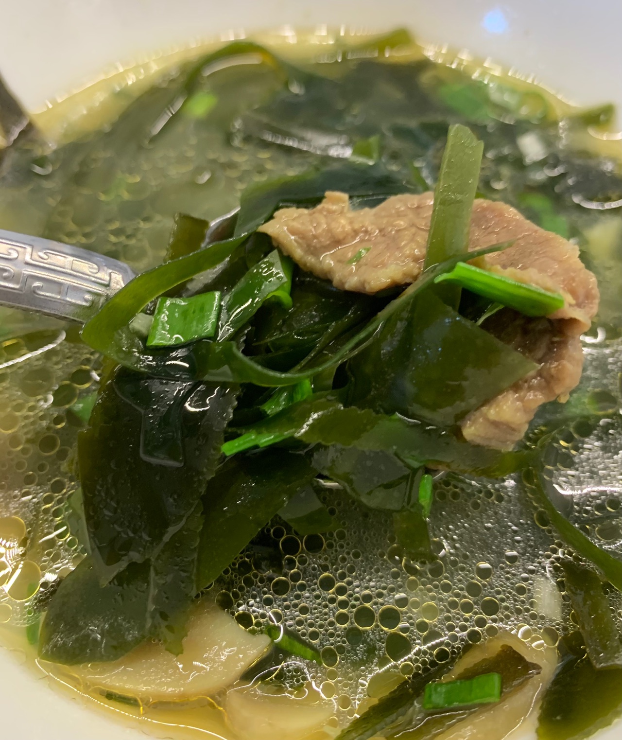 海带丝牛肉汤