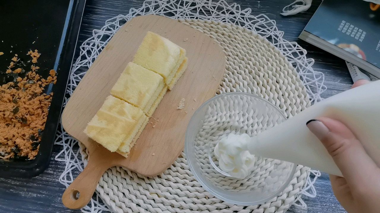海苔肉松小方