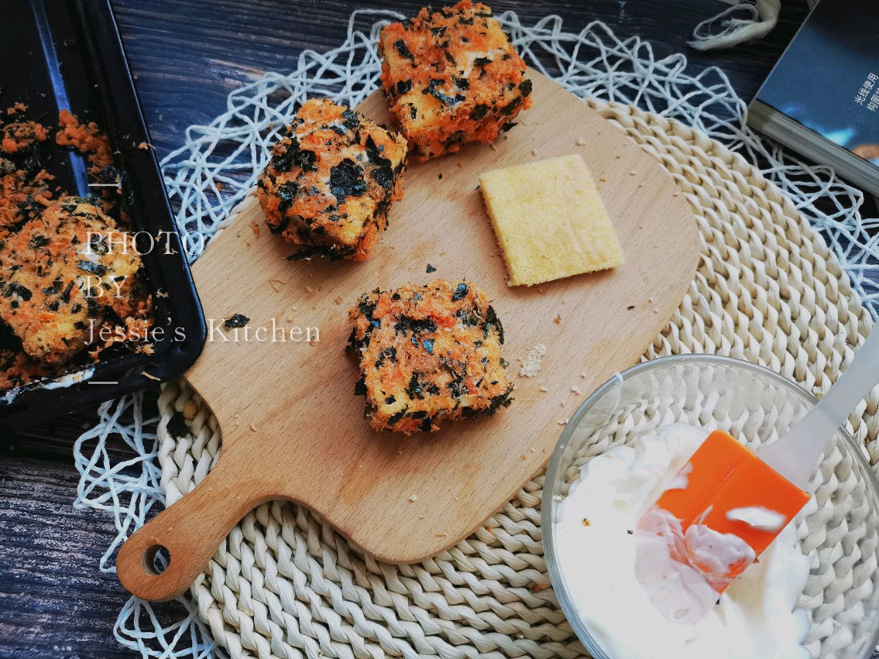 海苔肉松小方