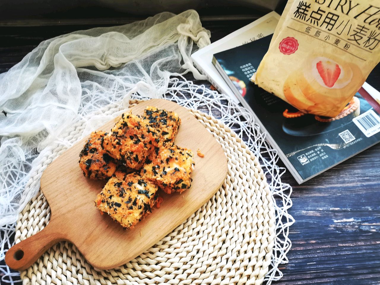 海苔肉松小方