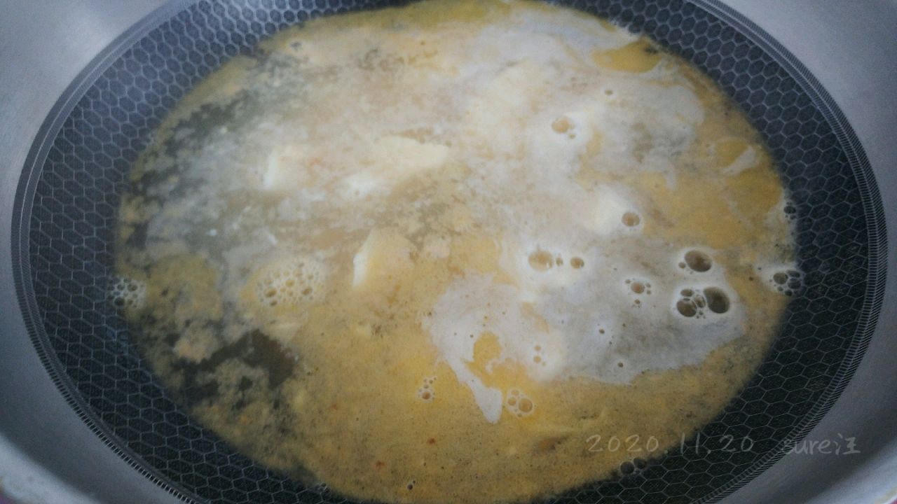 海味豆腐咸蛋羹