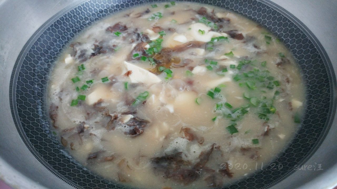 海味豆腐咸蛋羹