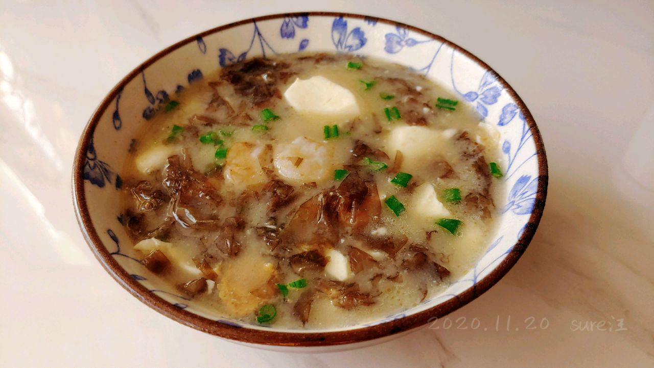 海味豆腐咸蛋羹