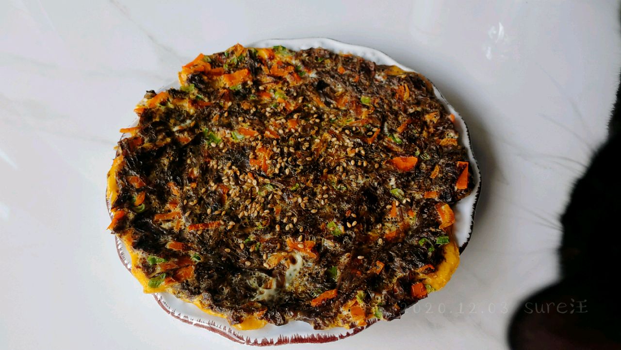 海味杂蔬鸡蛋饼