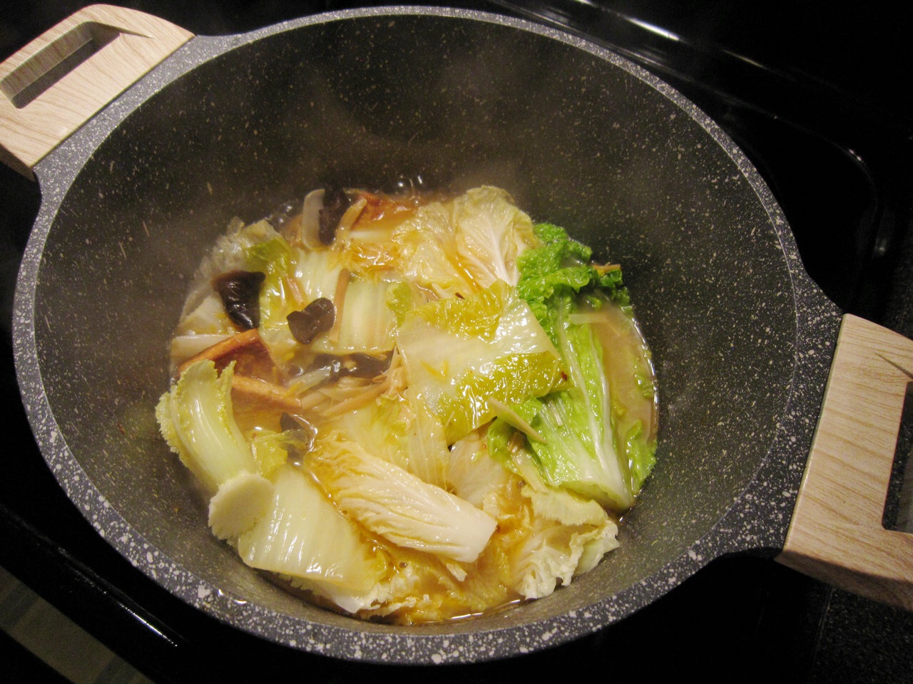海鲜白菜煲