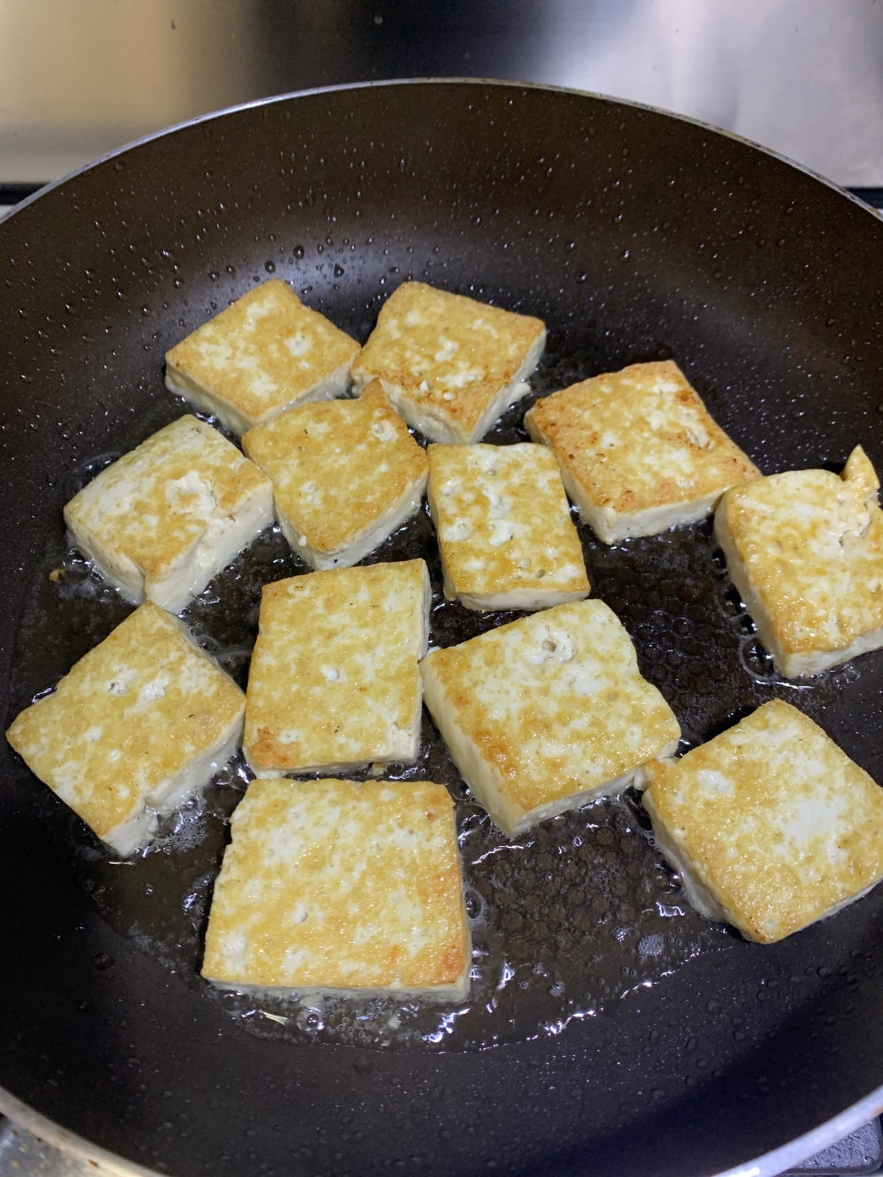 海鲜菇火腿烧豆腐