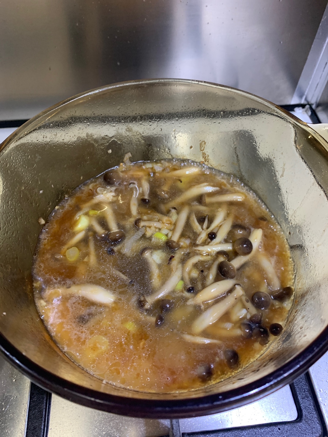 海鲜菇火腿烧豆腐