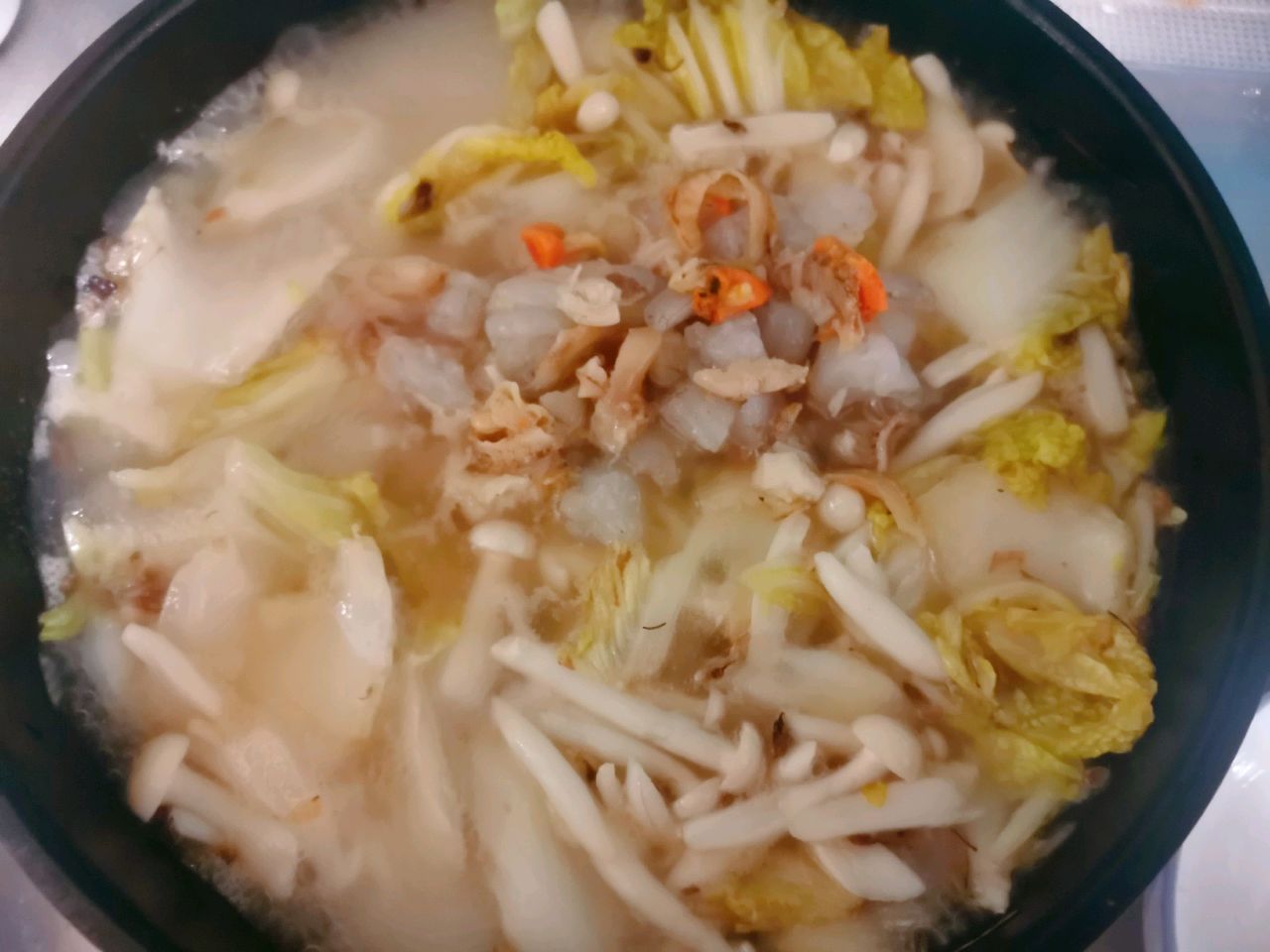 海鲜菇汤